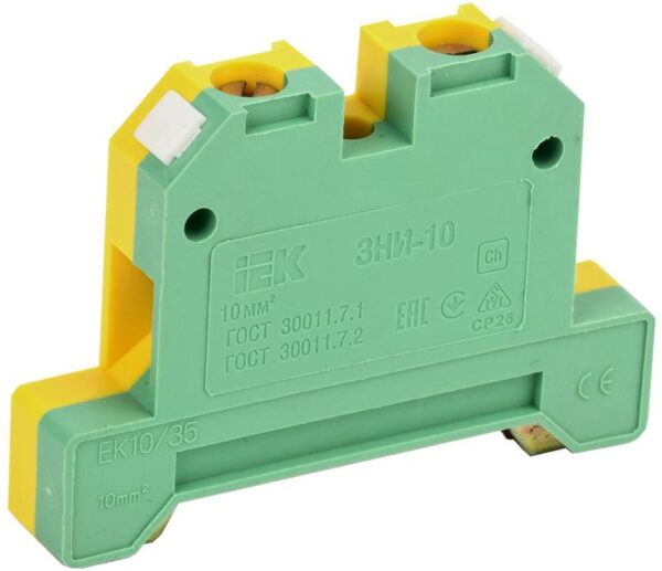 Зажим наборный ЗНИ-10PEN 10кв.мм (JXB-земля) IEK YZN20-010-K52 (43323)
