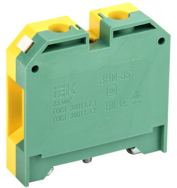 Зажим наборный ЗНИ-35PEN 35кв.мм (JXB-земля) IEK YZN20-035-K52 (43325)