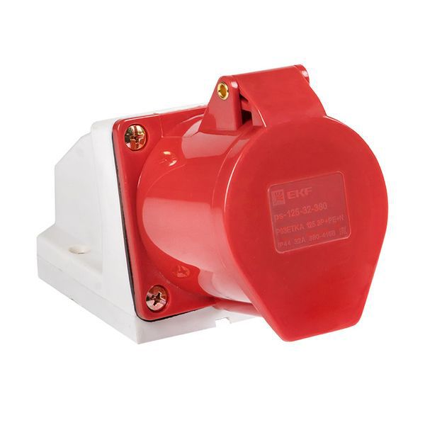 Розетка наружн. уст. 32А 380В 3P+РЕ+N IP44 (125) EKF ps-125-32-380 (126630)
