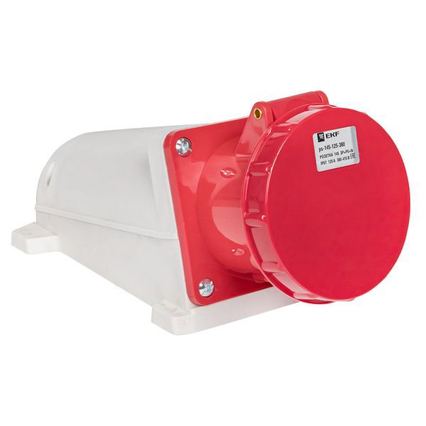 Розетка стационарная наружная 145 3P+PE+N 125А 380В IP67 EKF ps-145-125-380 (126564)
