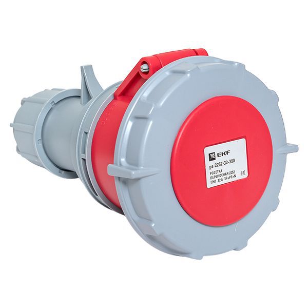 Розетка переносная 2252 3Р+РЕ+N 32А 380В IP67 PROxima EKF ps-2252-32-380 (477532)