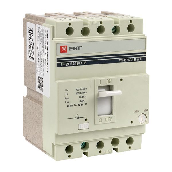 Выключатель нагрузки 3п ВН-99 160/160А EKF sl99-160-160 (459445)