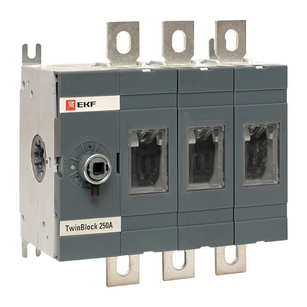 Рубильник 3п 250А без рукоятки управления TwinBlock PROxima EKF tb-s-250-3p (453347)