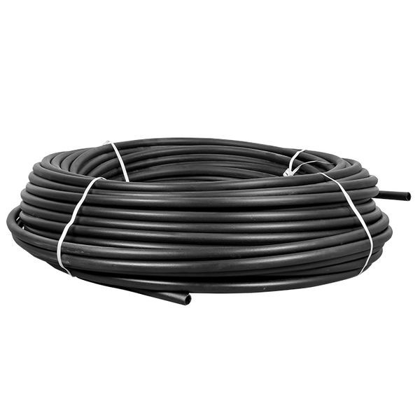 Труба гладкая ПНД жесткая d25мм черн. (уп.100м) PROxima EKF tpndg-25 (444556)