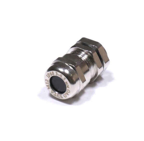 Ввод кабельный М12 IP68 d3-6.5мм латунь ГОФРОМАТИК zeta30110 (278437)