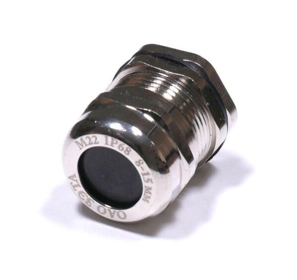 Ввод кабельный М22 IP68 d8-15мм латунь ГОФРОМАТИК zeta30113 (278441)